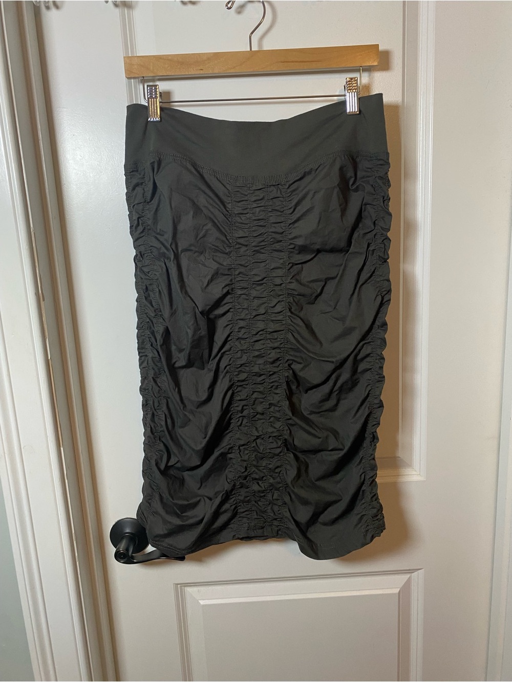 XCVI Ruched Pencil Skirt